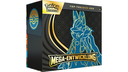 Pokemon Mega Entwicklung Top Trainer Box Lucario, deutsche Ausgabe
