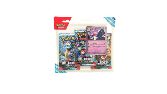 Pokemon: Karmesin & Purpur - Stellarkrone- Granforgita 3 Pack Blister (DEU)