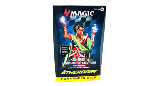 Magic: The Gathering Ätherdrift-Commander-Deck-Lebendige Energie, deutsche Ausgabe