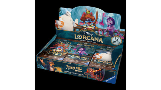 Disney Lorcana TCG Azurite Sea Booster Display, englische Ausgabe