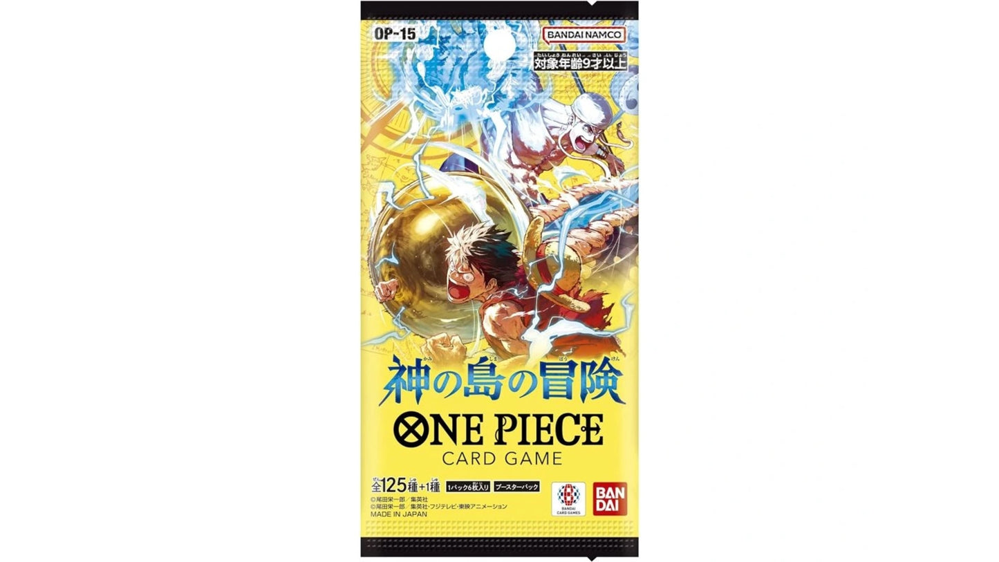One Piece The Adventure of the Island of God (OP15) Booster (JAP)