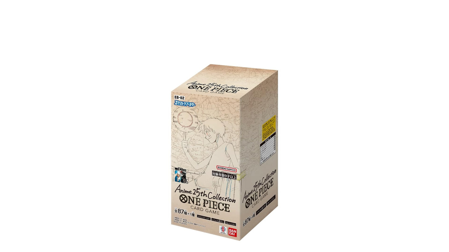 One Piece EB-02 Anime 25th Collection Booster Display (JAP)