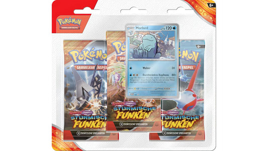Pokemon: Karmesin & Purpur - Stürmische Funken - Morlord 3 Pack Blister (DEU)