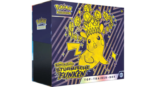Pokemon Karmesin & Purpur - Stürmische Funken - Top Trainer Box, deutsche Ausgabe