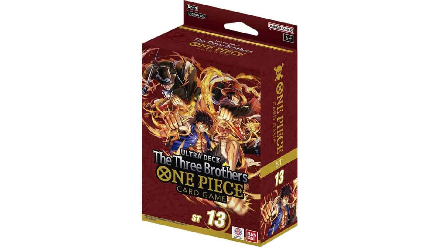 One Piece Card Game ST-13 The Three Brothers Ultra Deck Englisch