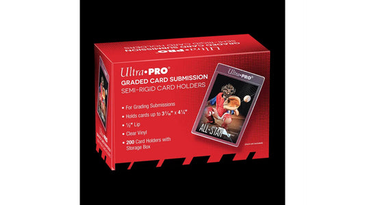 Ultra Pro Semi Rigid Tall Card Holders (200 Stück) 1/2 lip