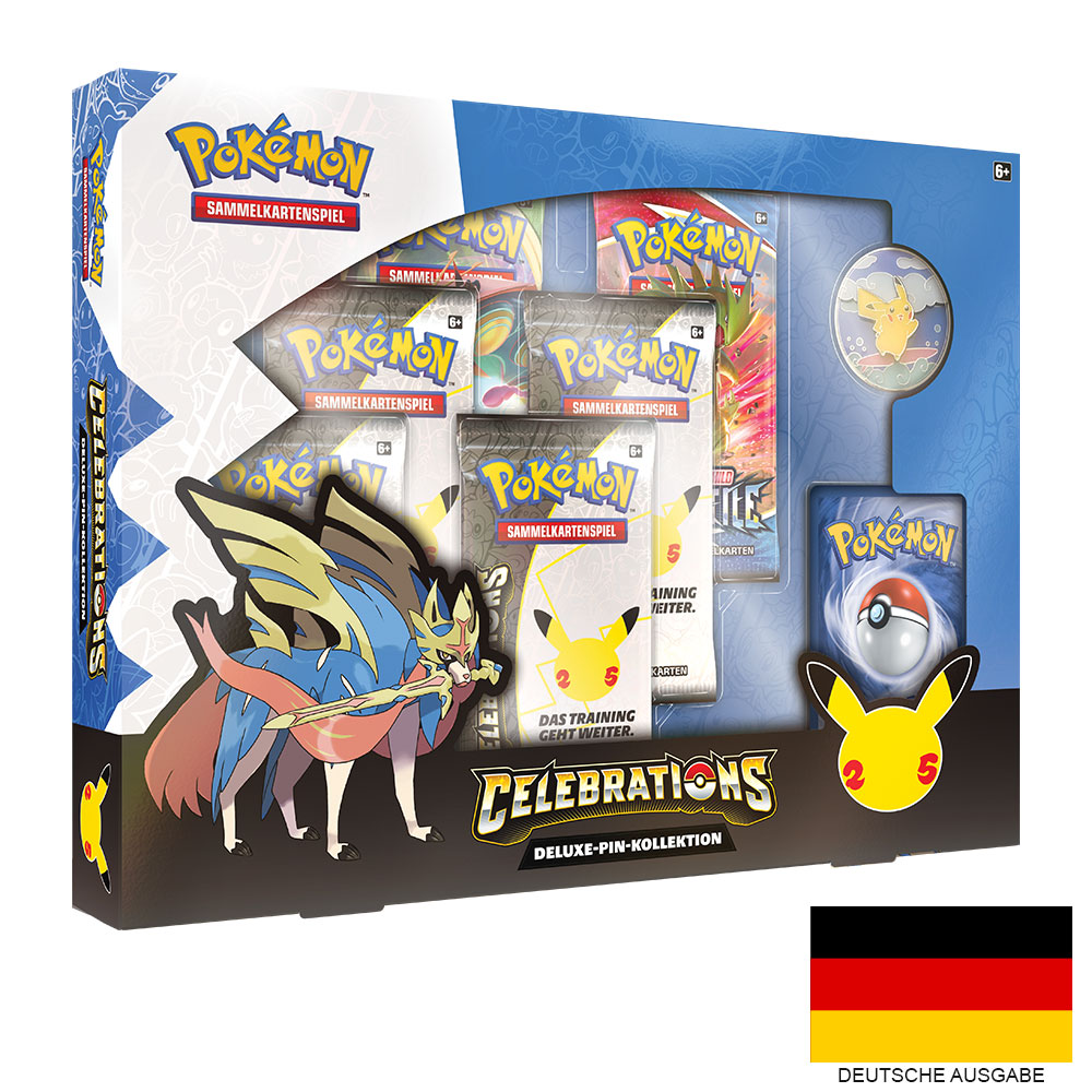 Pokémon Celebrations - Deluxe Pin Kollektion (DEU)