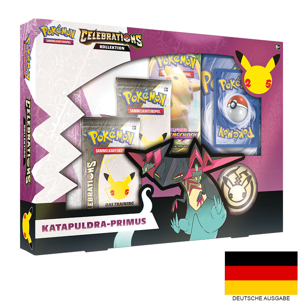 Pokémon Celebrations - Katapuldra Primus Kollektion (DEU)