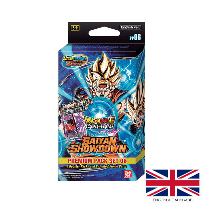 Dragon Ball Super Card Game: Saiyan Showdown (PP06) - Premium Pack Set (ENG)